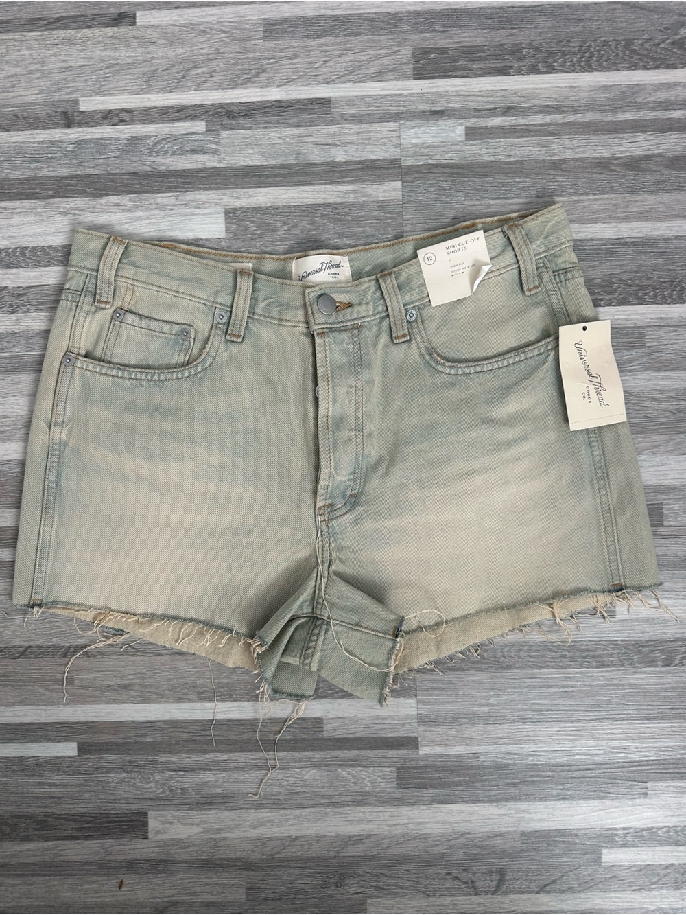Universal Thread Denim Shorts – Green, Size 12 – New with Tags